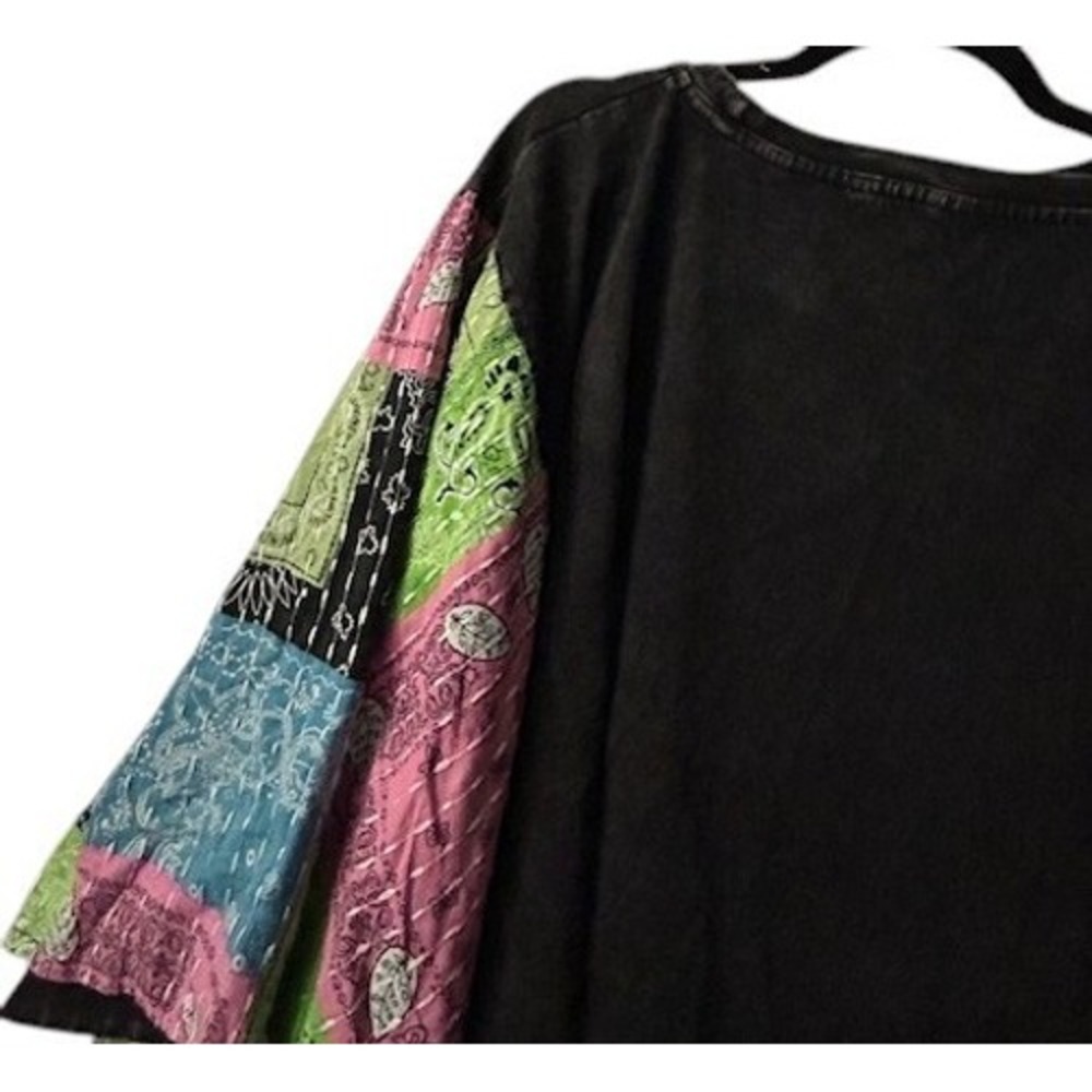 VTG Billy Joel 1994 Concert Oversized Tee With M/L Patchwork Kimono Sleeve Boho - Picture 12 of 16